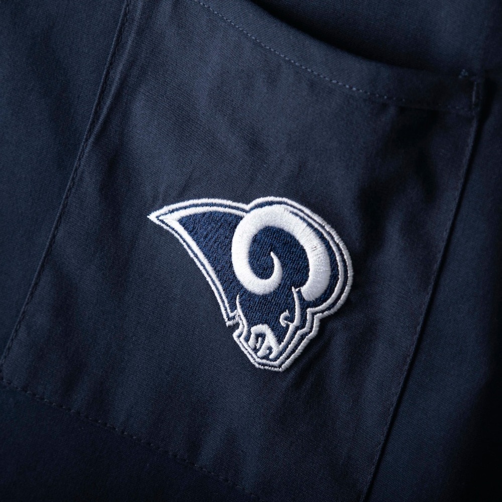 LA Rams Scrubs Top - Picture 2 of 3